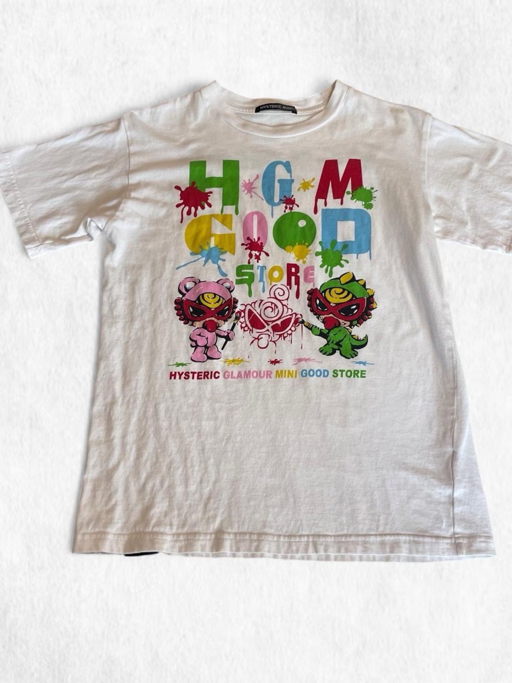 HYSTERIC GLAMOUR Mini Store Graphic Tee with Colorful Cartoon Print